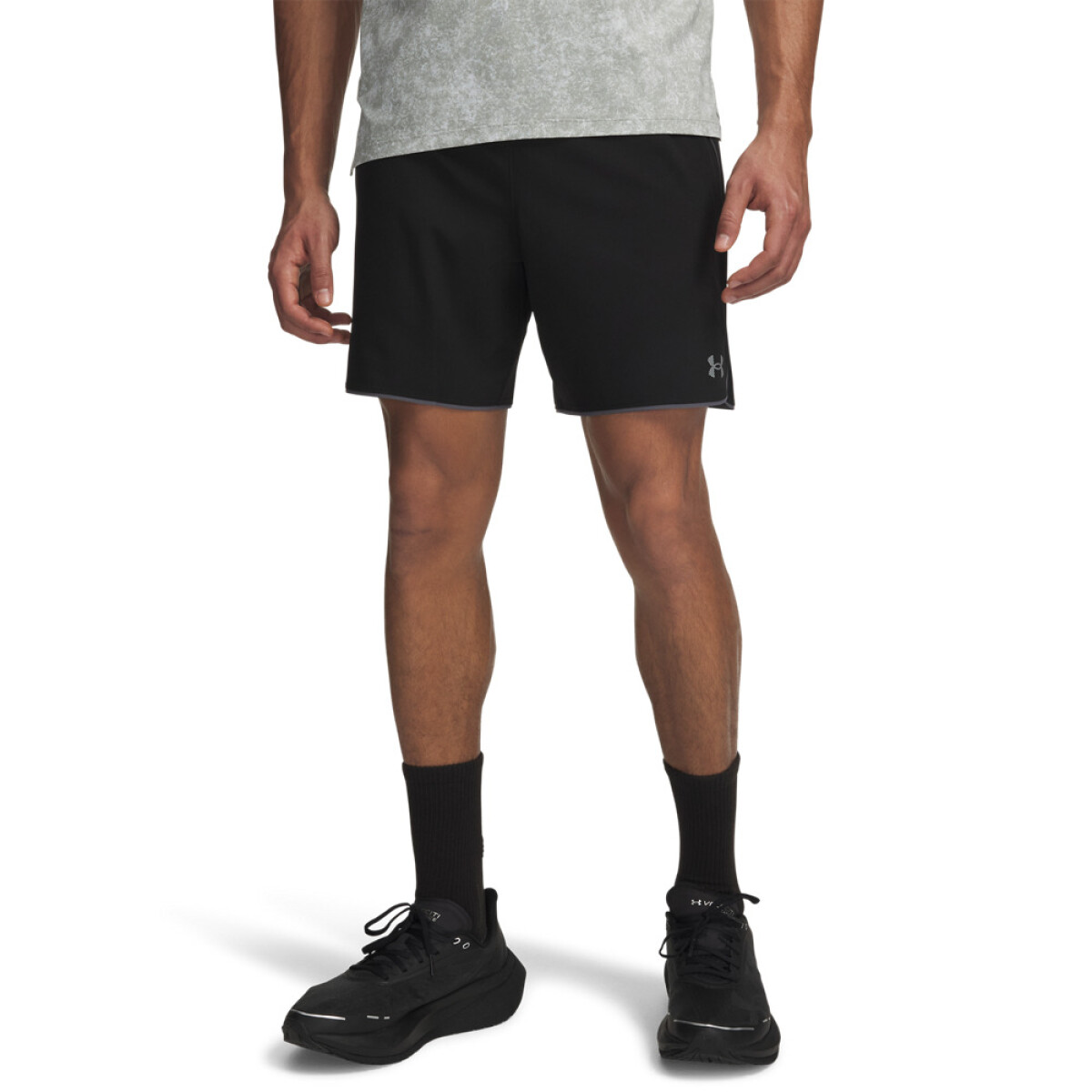 UA Velociti Pro 2-in-1 Short-GRY - BLK-008 