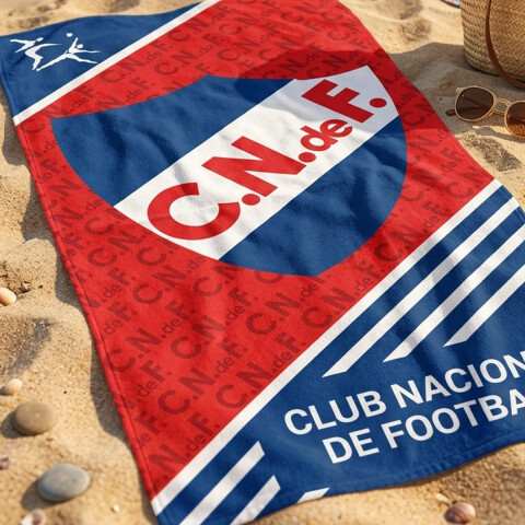 Toalla Infantil Playera Nacional 100% Algodón 70 x 130 cm AZUL/ROJO