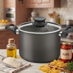 OLLA ALTA TRAMONTINA PARIS TAPA DE VIDRIO • 9,6L • 26CM OLLA ALTA TRAMONTINA PARIS TAPA DE VIDRIO • 9,6L • 26CM