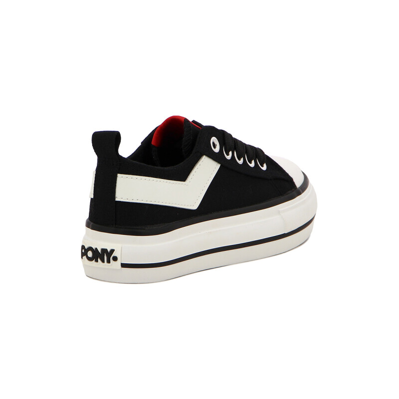 Pony Calzado Plataforma Casual Classic Kids- Black Negro