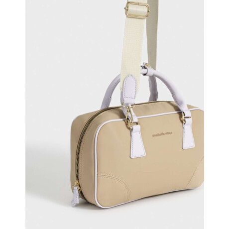 Cartera Bowling Sport Marron Beige