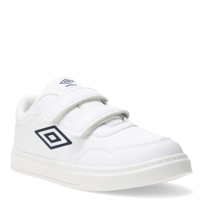 Championes Infantiles Umbro Steve Junior Blanco - Azul Marino