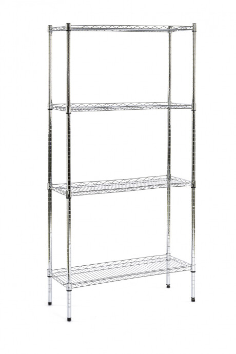 Estantería Metálica Cromada 1.80 X 0.90 X 0.35 M Estantería Metálica Cromada 1.80 X 0.90 X 0.35 M