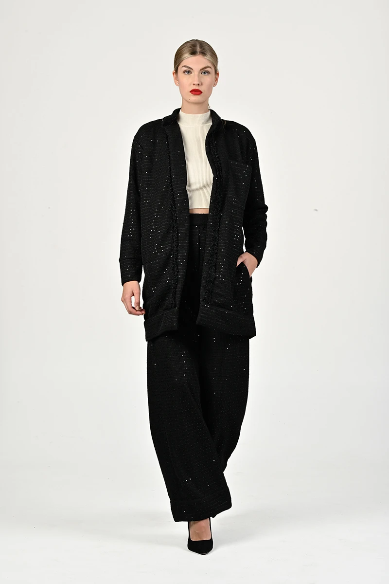 Conjunto Saco Y Pantalón - Negro 