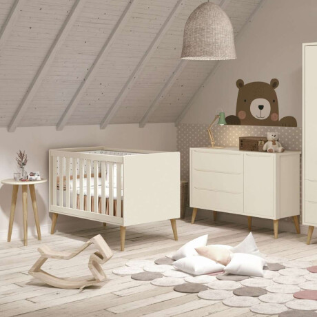 Cuna Convertible Beb Theo Gris