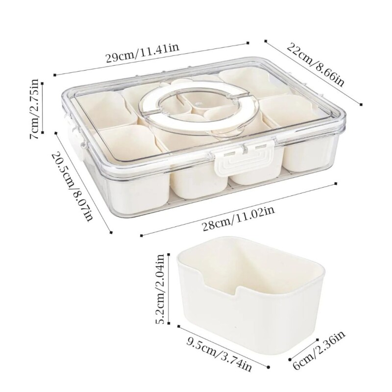 Vianda Caja Organizadora Alimentos Compartimientos Divisor Hermetica Vianda Caja Organizadora Alimentos Compartimientos Divisor Hermetica