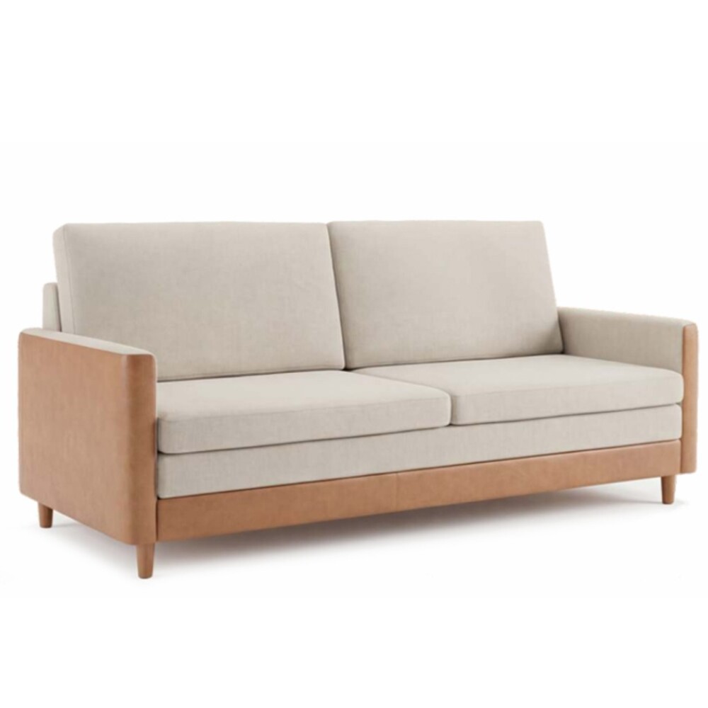 SOFÁ SILLÓN CAMA AUDAX 2 CUERPOS BEIGE