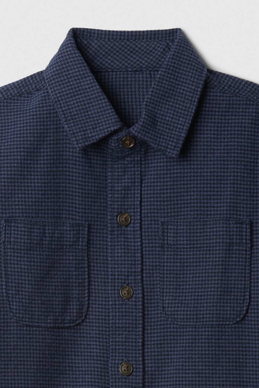 Camisa Flannel Niño Sargassus Blue