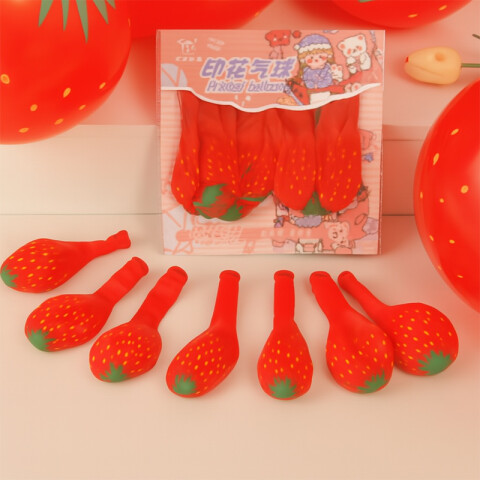 Globos forma fresa x6pcs Globos Forma Fresa X6pcs