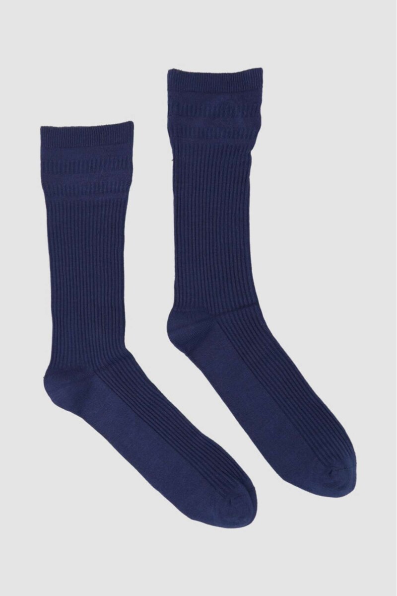 Medias compresión controlada modal - Azul 