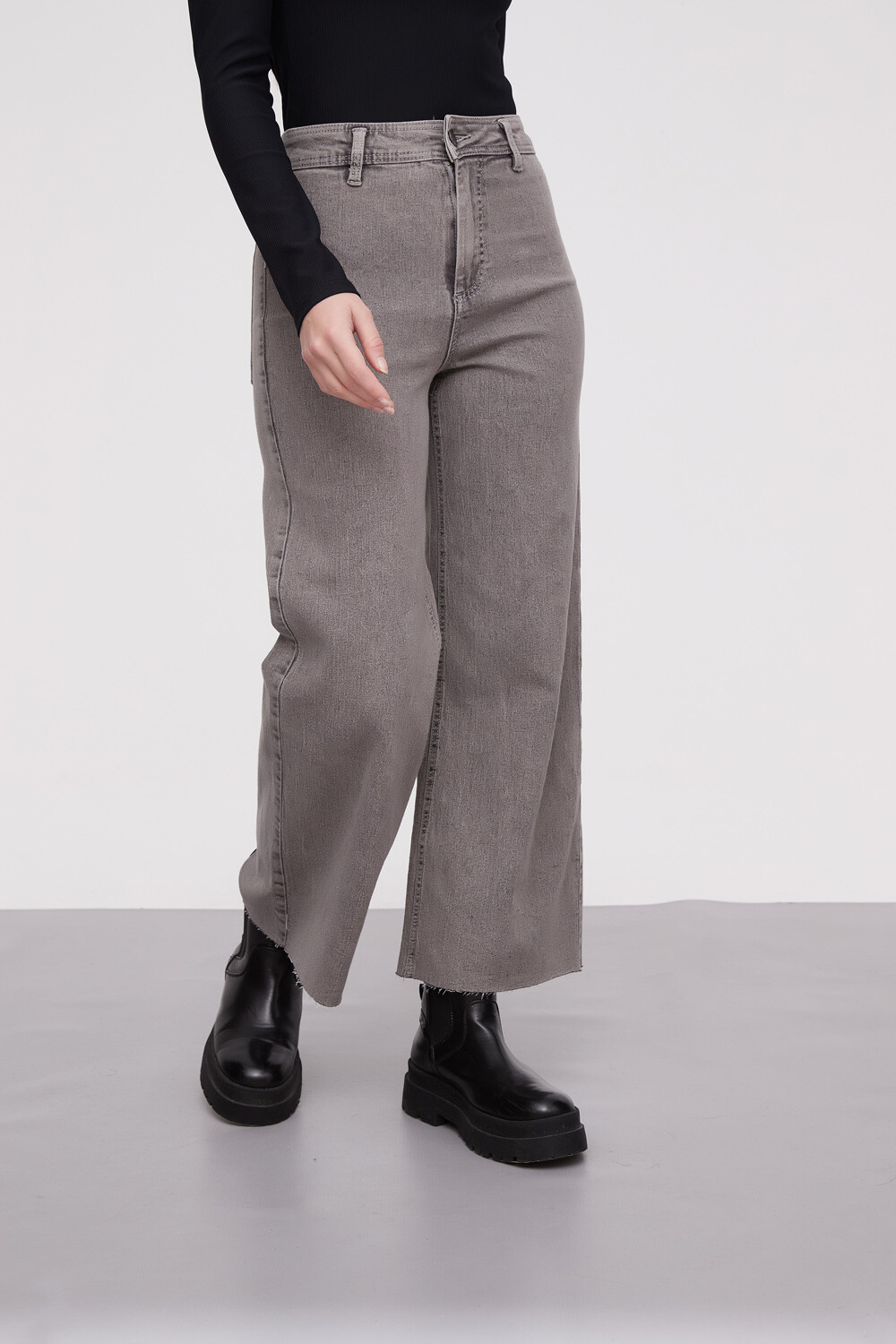 Pantalon Adeline Gris Claro