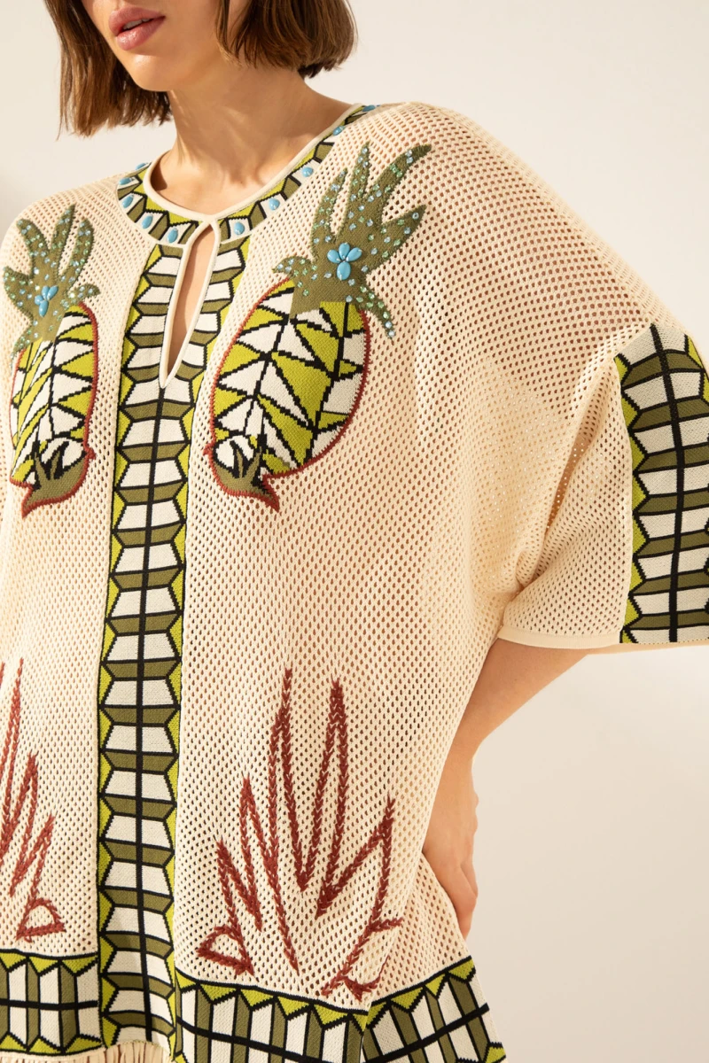 Poncho Anana Multicolor