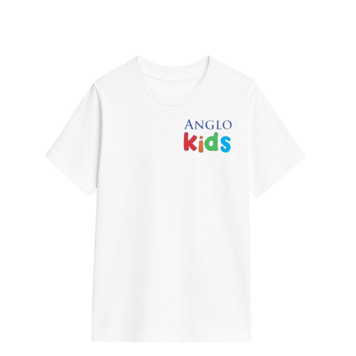 T-shirt Inicial manga corta The Anglo School Blanco