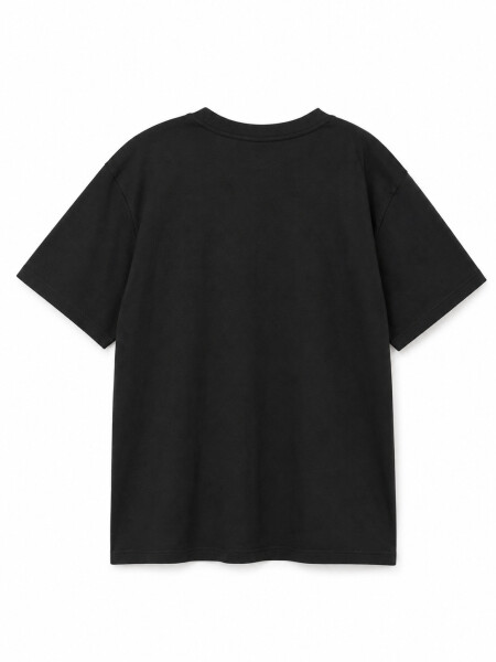 REMERA NAUPLIA PRINTED III NEGRO