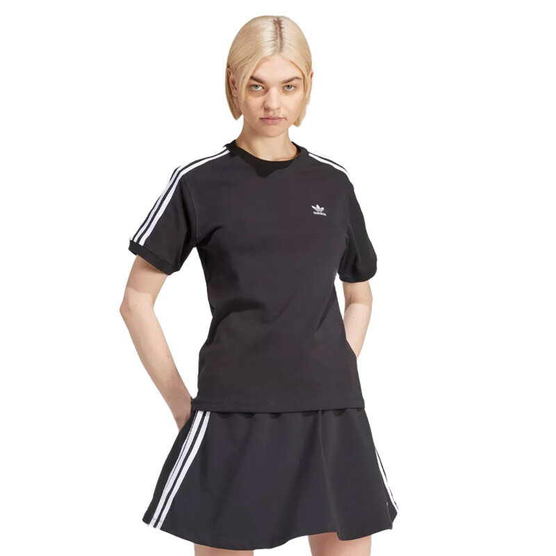 Remera Adidas 3 Stripe - Negro Remera Adidas 3 Stripe - Negro