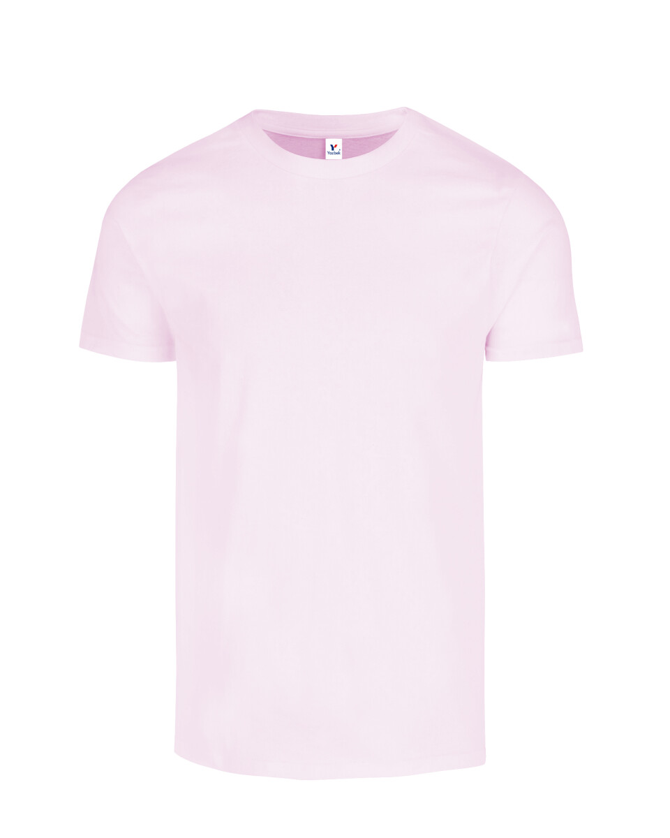 Camiseta a la base peso medio - Rosa pastel 