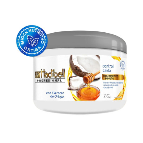 CREMA TRATAMIENDO HADIBELL COCO Y MIEL POTE 370G CREMA TRATAMIENDO HADIBELL COCO Y MIEL POTE 370G
