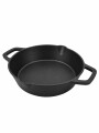 PAELLERA HIERRO FUNDIDO 33X26X6CM NEGRO NEGRO (V)