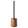 CEPILLO P/INODORO C/BASE MADERA MARRON Unica