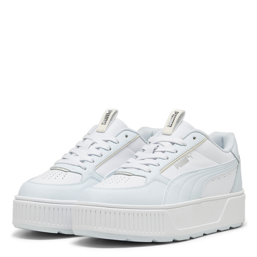 Championes de Mujer Puma Karmen Rebelle Blanco - Celeste - Plateado