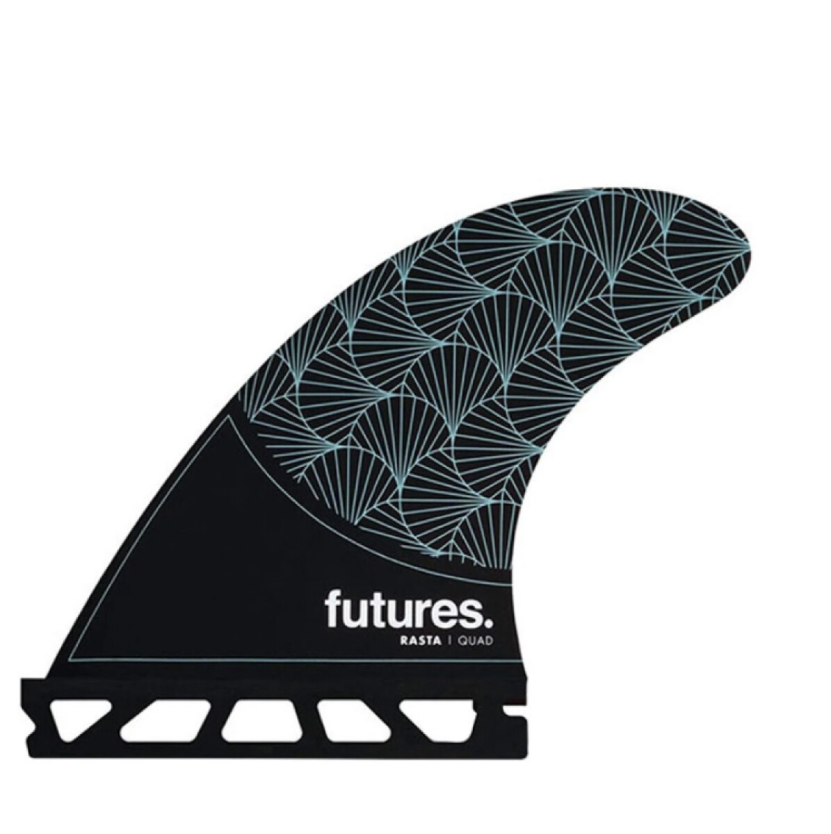 Quilla Futures Rasta Quad Medium 