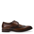 Zapatos de Hombre Democrata METROPOLITAN acordonado Tan
