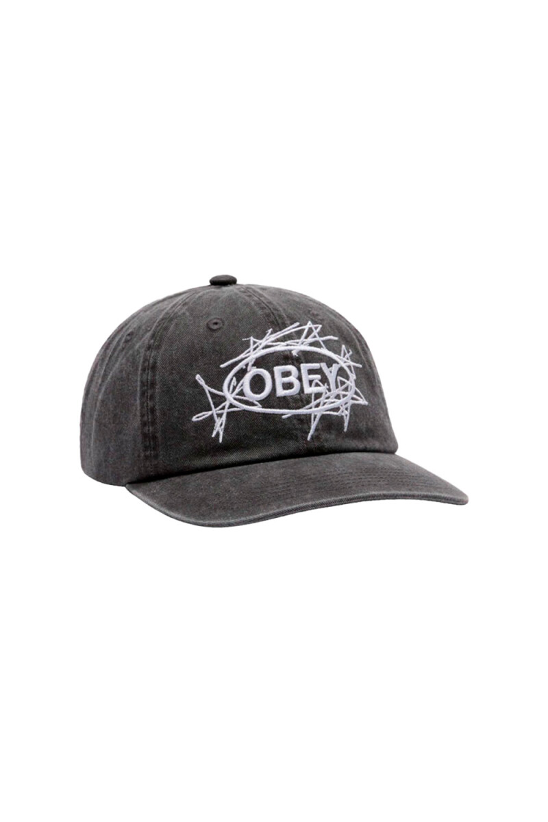 OBEY DUSTER 6 PANEL VELCRO BK Negro