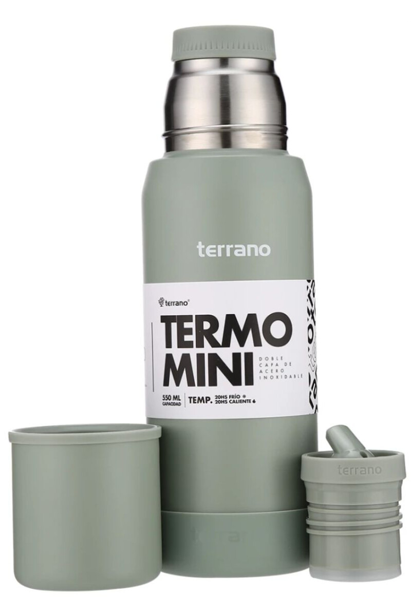 TERRANO TERMO MINI PREMIUM 500ML VERDE OLIVA