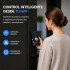 Cerradura Inteligente Digital Huella Contraseña Tarjeta Wifi Color Negro