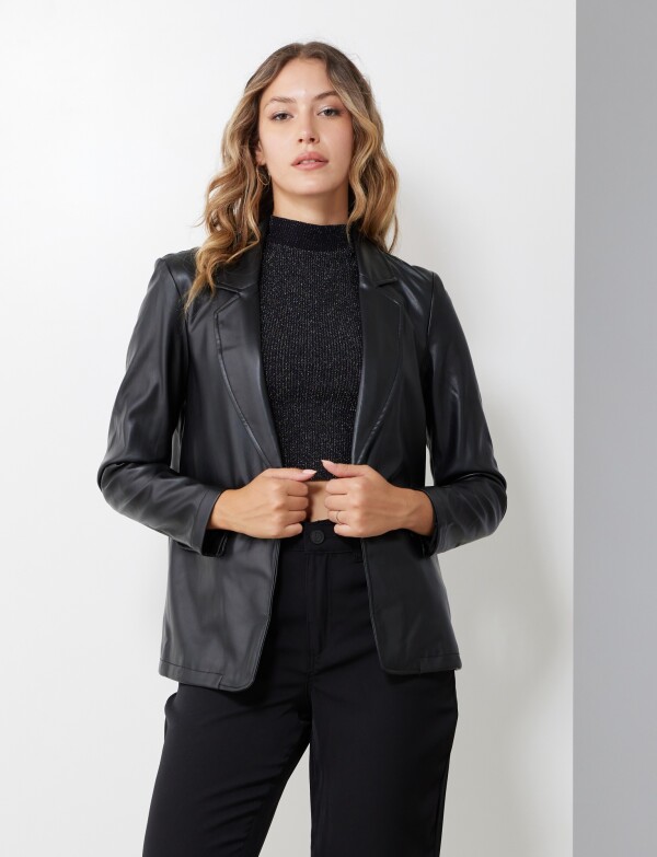 Blazer Eco Cuero NEGRO