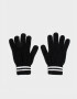 Guantes Varios Clasico Guantes Tejidos Varsity - Negro