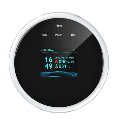 GS21 DETECTOR DE GAS Tuya Smart WIFI BLANCO