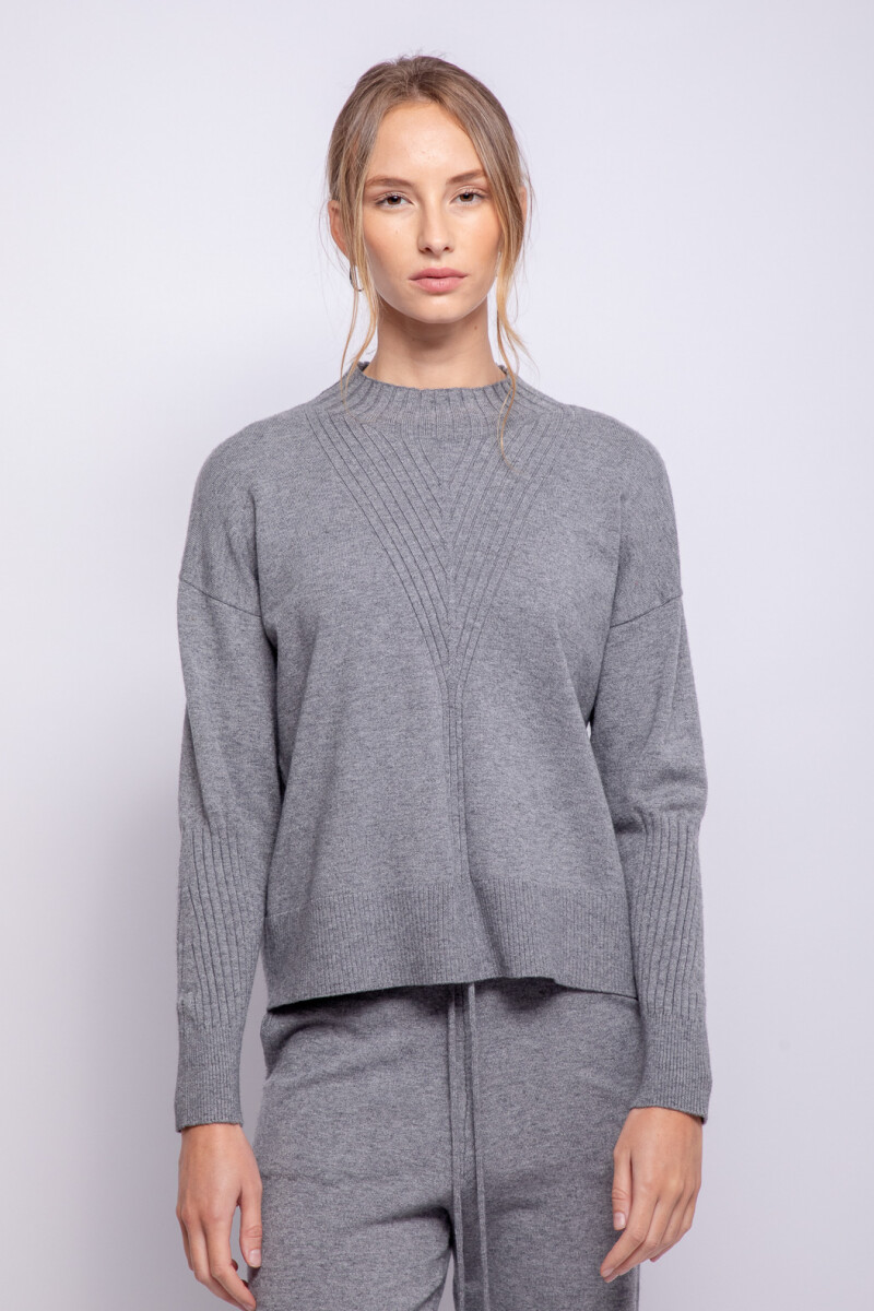 POLERA COCONUT Gris Melange