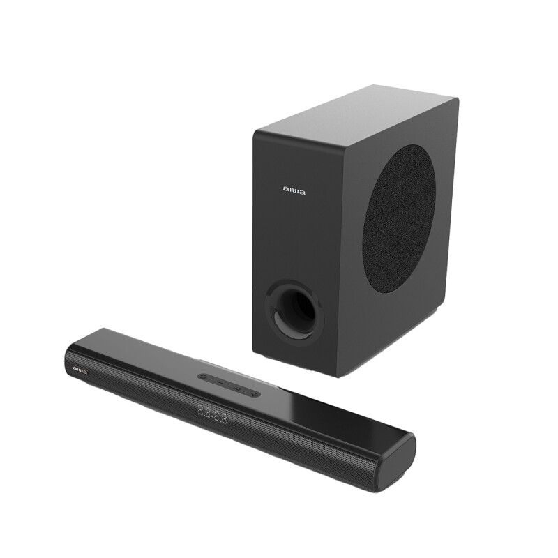 Barra de Sonido Bluetooth AIWA 2.1 Canales 80W RMS con Subwoofer inalámbrico | AWSBC800WW Barra de Sonido Bluetooth AIWA 2.1 Canales 80W RMS con Subwoofer inalámbrico | AWSBC800WW
