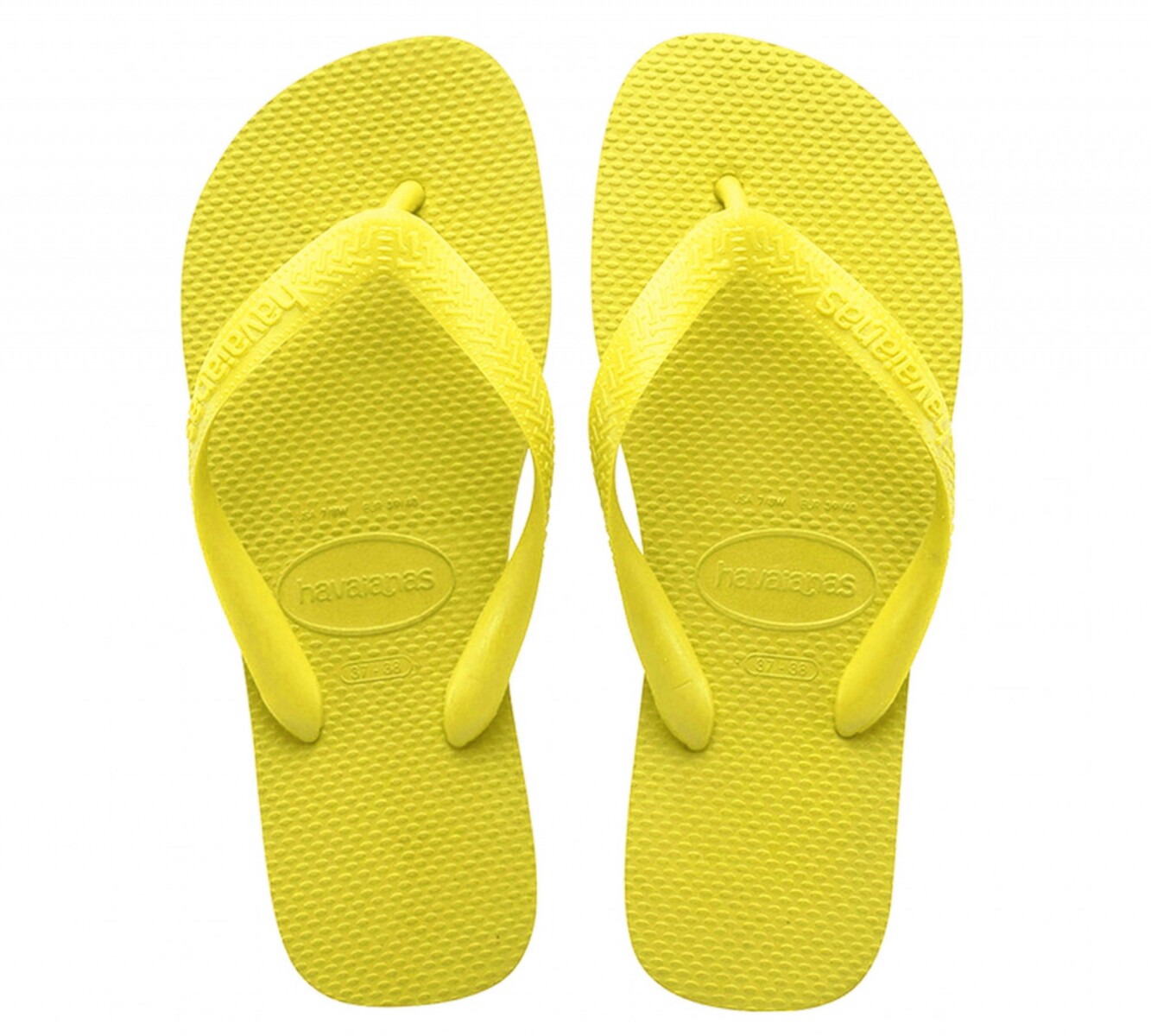 CHINELA HAVAIANAS TOP AMARILLO CITRICO UNISEX T. 43-44 