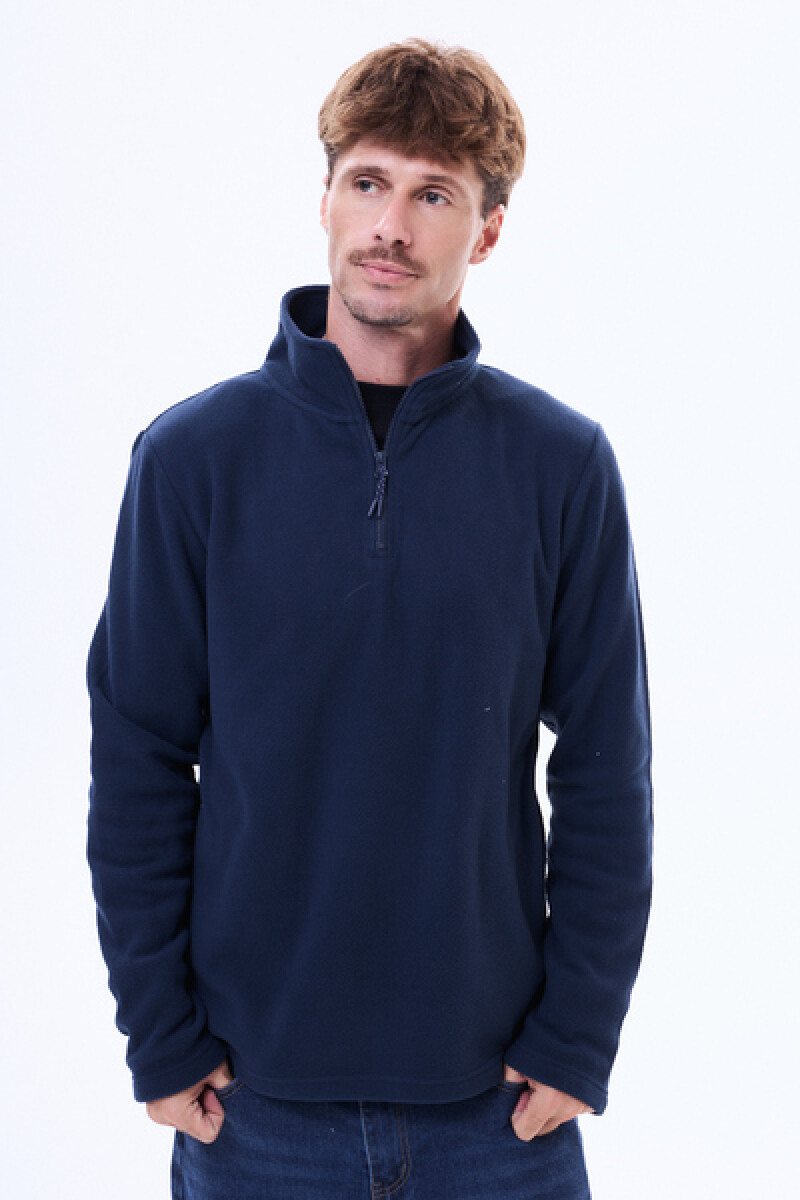 Buzo de micro polar Cesares Azul