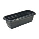 Maceta rectangular 3 lts NEGRO