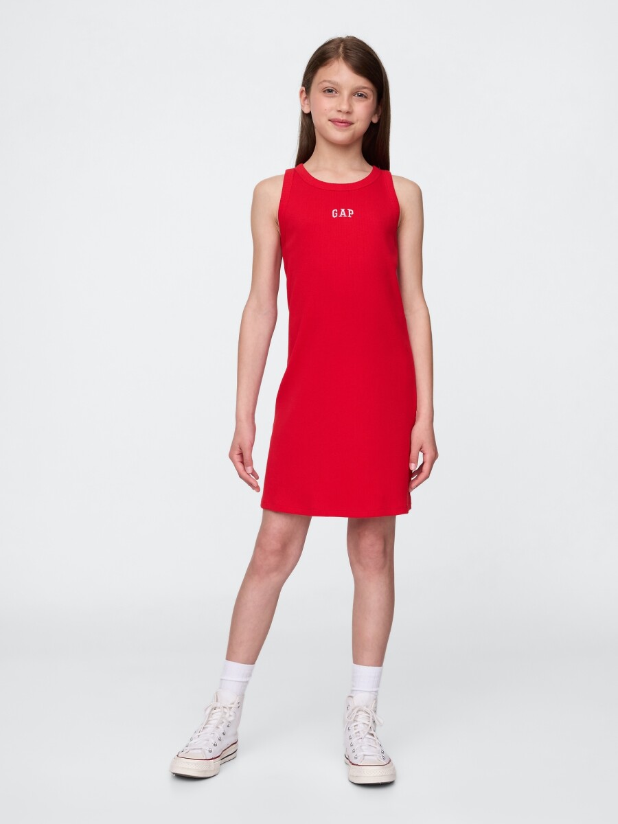 Vestido Logo Gap Niña - Tomato Sauce 