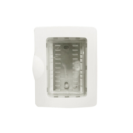CAJA EXTERIOR 3 MODULOS CON MEMBRANA IP55 ATENEA Caja Exterior 3 Módulos c/ Membrana IP55 Atenea Blanca