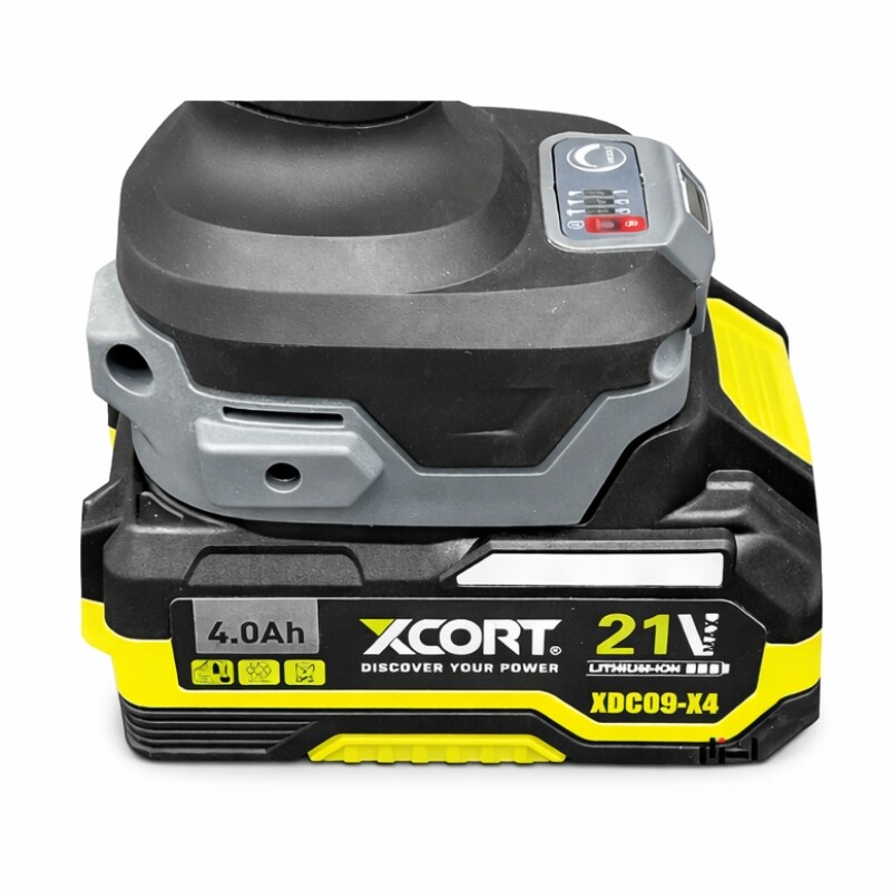 XCORT LLAVE DE IMPACTO INDUSTRIAL BRUSHLESS 3/4 21V 1200NM BATERIA 4.0A&CARGADOR Xcort Llave De Impacto Industrial Brushless 3/4 21v 1200nm Bateria 4.0a&cargador