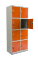 Guardabultos Locker Metálicos De 8 Puertas Guardarropa Guardabultos Locker Metálicos De 8 Puertas Guardarropa