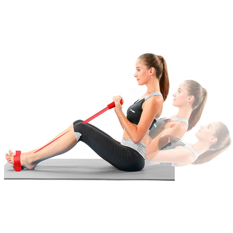 Banda Elástica Con Apoya Pie Active Training Celeste