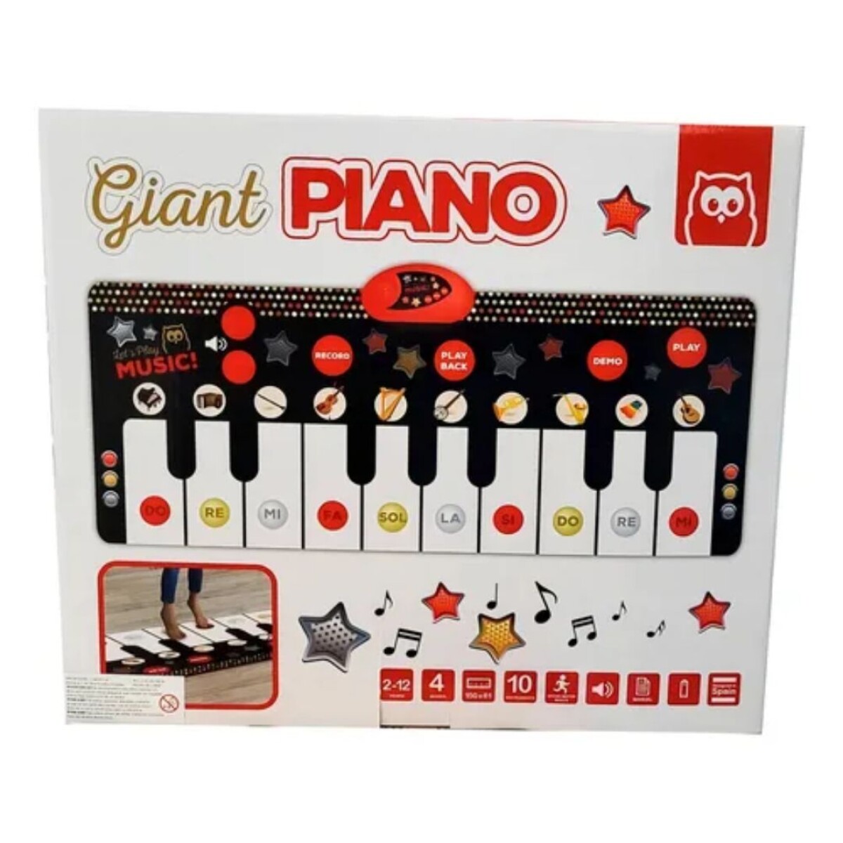 Piano XXL de piso- Eureka - Piano Xxl De Piso- Eureka 