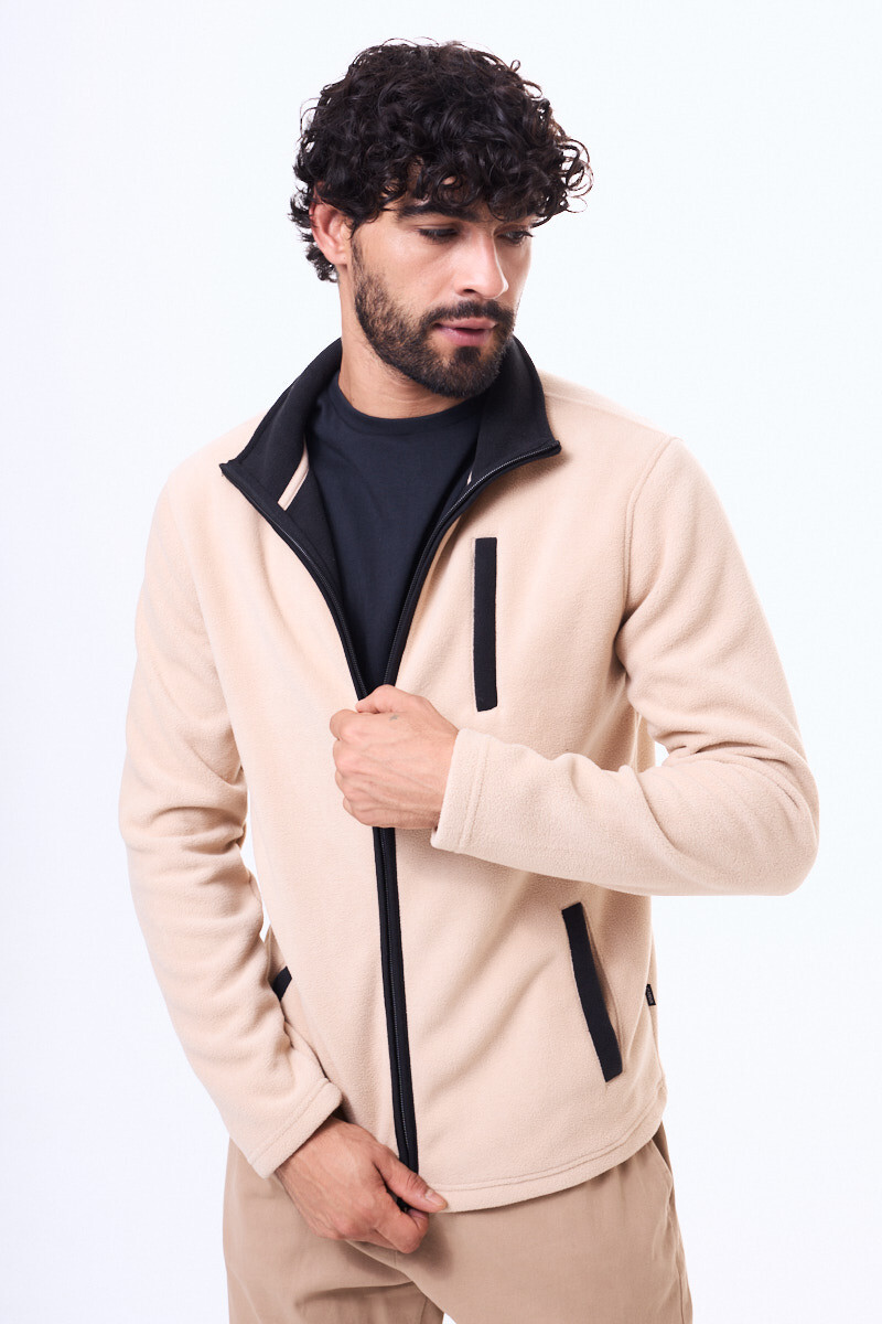Campera micropolar Tunja Beige