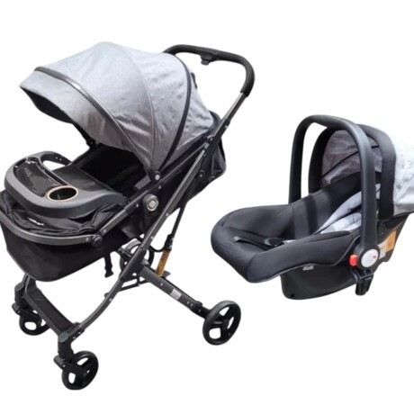 Coche Tinok C/silla de Auto Gris 001