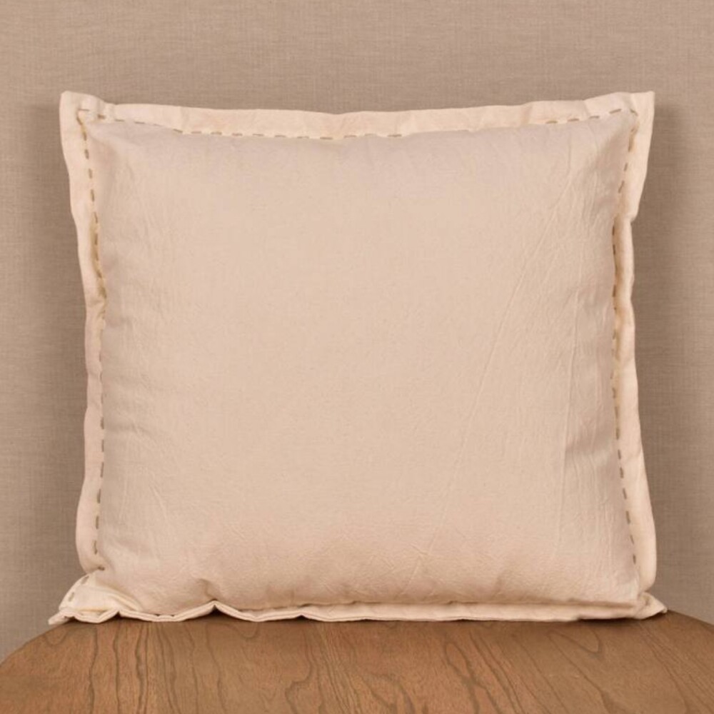 Almohadón Deco 50x50 Tusor Alas Y Pespuntes - Pilar Almohadón Deco 50x50 Tusor Alas Y Pespuntes - Pilar