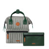 Mochilas - Cabaia - Cabaia Mochila CALCUTTA S 12L de Mujer - CABA-QUIL-CA01 Gris-verde