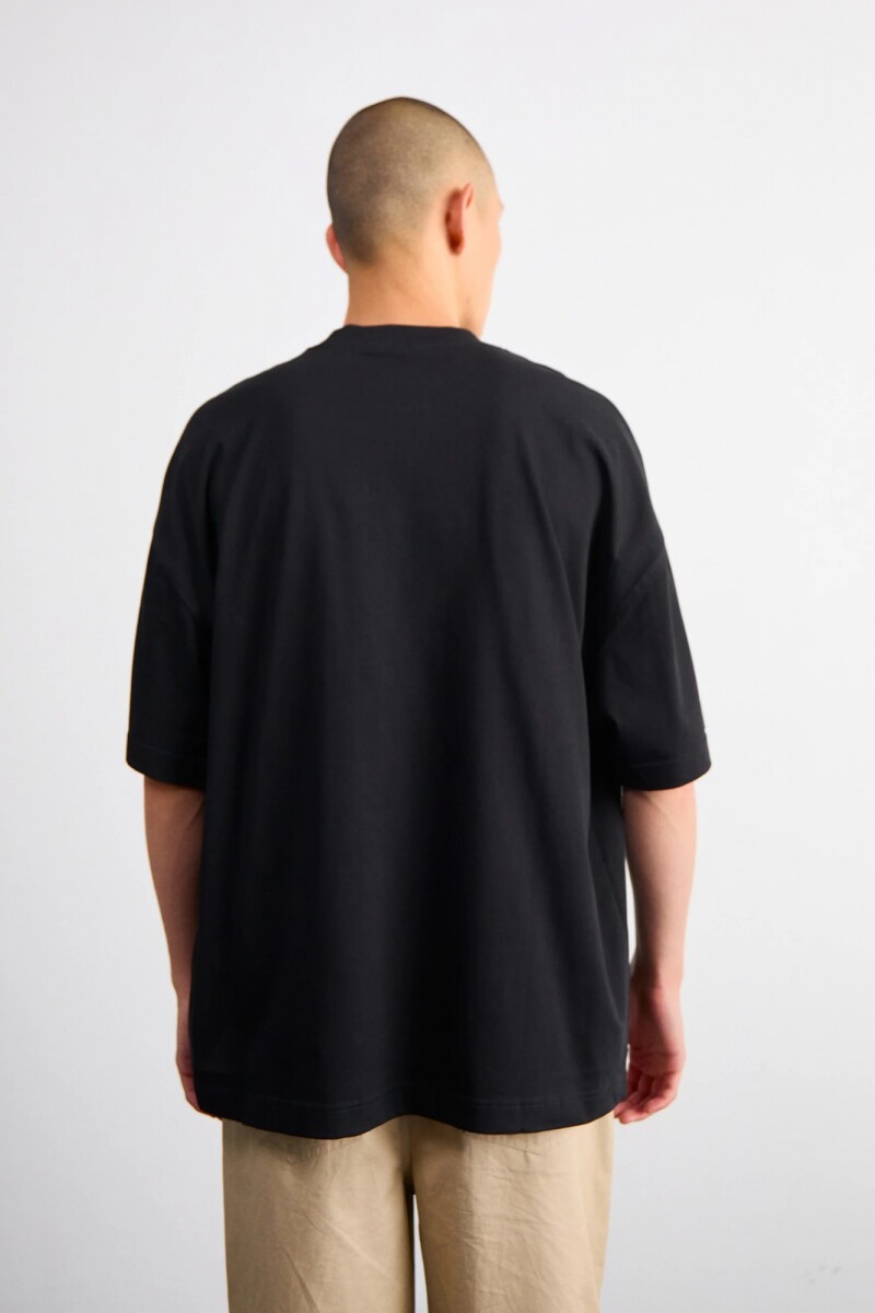 S/S SIGNATURE SCRIPT T-SHIRT Negro