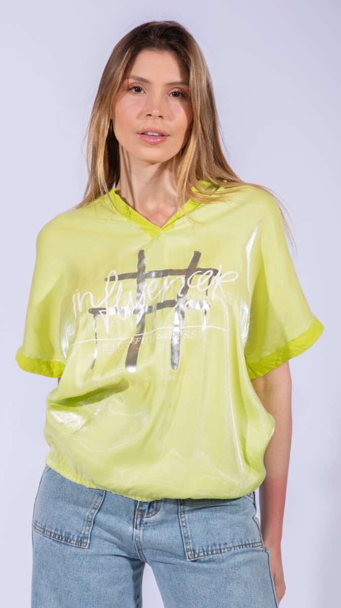 Blusa Influencer - Verde Manzana 