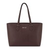 Nyra 2 In 1 Tech Tote Raisin